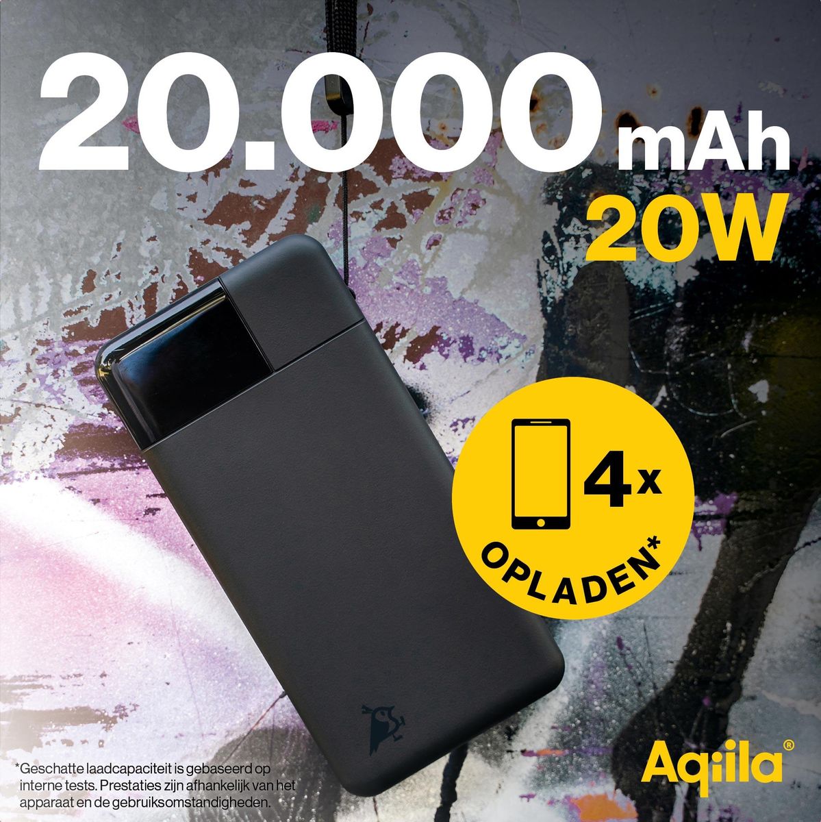 Aqiila Powerbird B20 PowerBank 20W Black 20.000 mAh - image 3 of 5
