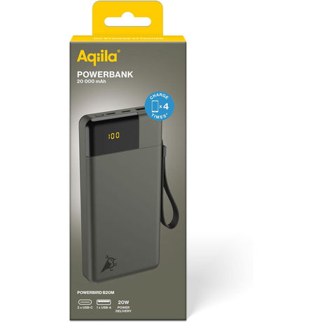 Aqiila Powerbird B20 PowerBank 20W Mos Green 20.000 mAh - image 2 of 5
