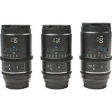 Sirui Astra Series 50mm 75MM&100mm T1.8 1.33X Cine Lens Kit (Z Mount Blue Flare)