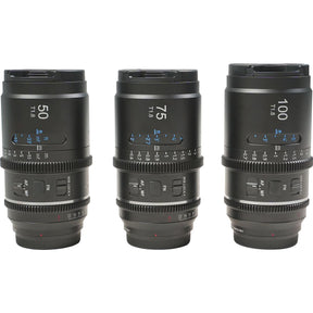 Sirui Astra Series 50mm 75MM&100mm T1.8 1.33X Cine Lens Kit (Z Mount Blue Flare)