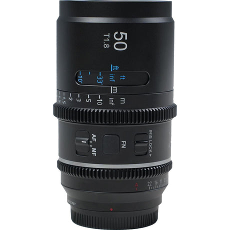 Sirui Astra Series 50mm T1.8 1.33X FullFrame Cine Lens (E Mount Blue Flare)