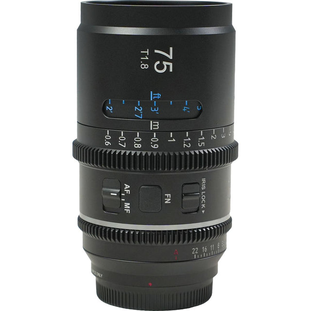 Sirui Astra Series 75mm T1.8 1.33X FullFrame Cine Lens (E Mount Neutral Flare)