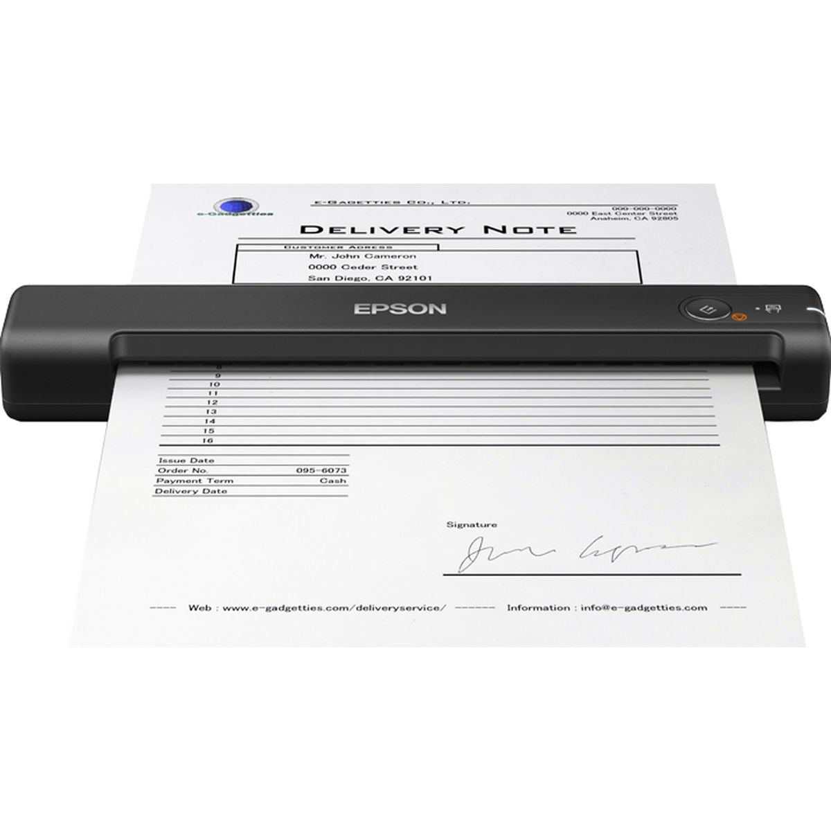 Epson WorkForce ES-50 Scan A3 600x600DPI