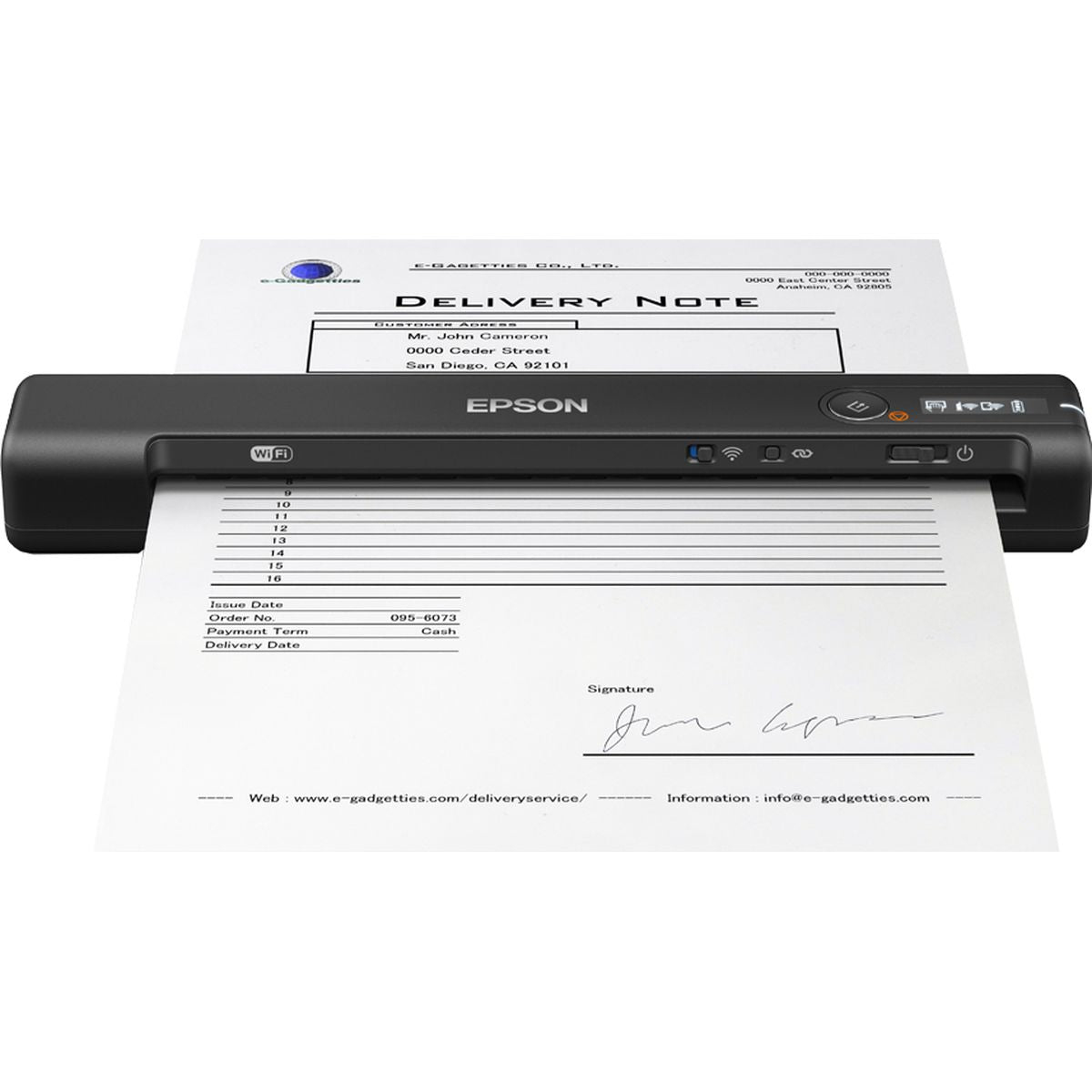 Epson WorkForce ES-60W Scan A3 600x600DPI