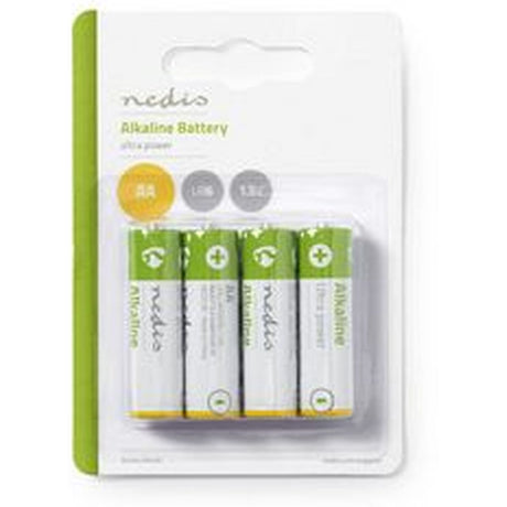 Nedis Alkaline Battery AA 1.5 V 4 Pieces Blister - image 2 of 2