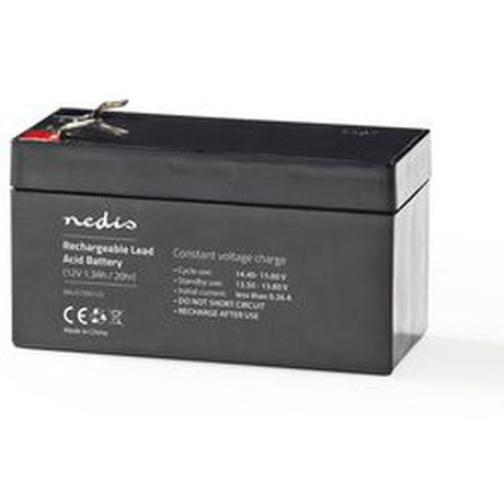 Nedis Rechargeable Loodzuuraccu 12V 1300mAh 97 X 43 X 52mm - image 4 of 5