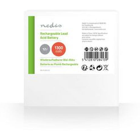 Nedis Rechargeable Loodzuuraccu 12V 1300mAh 97 X 43 X 52mm - image 5 of 5