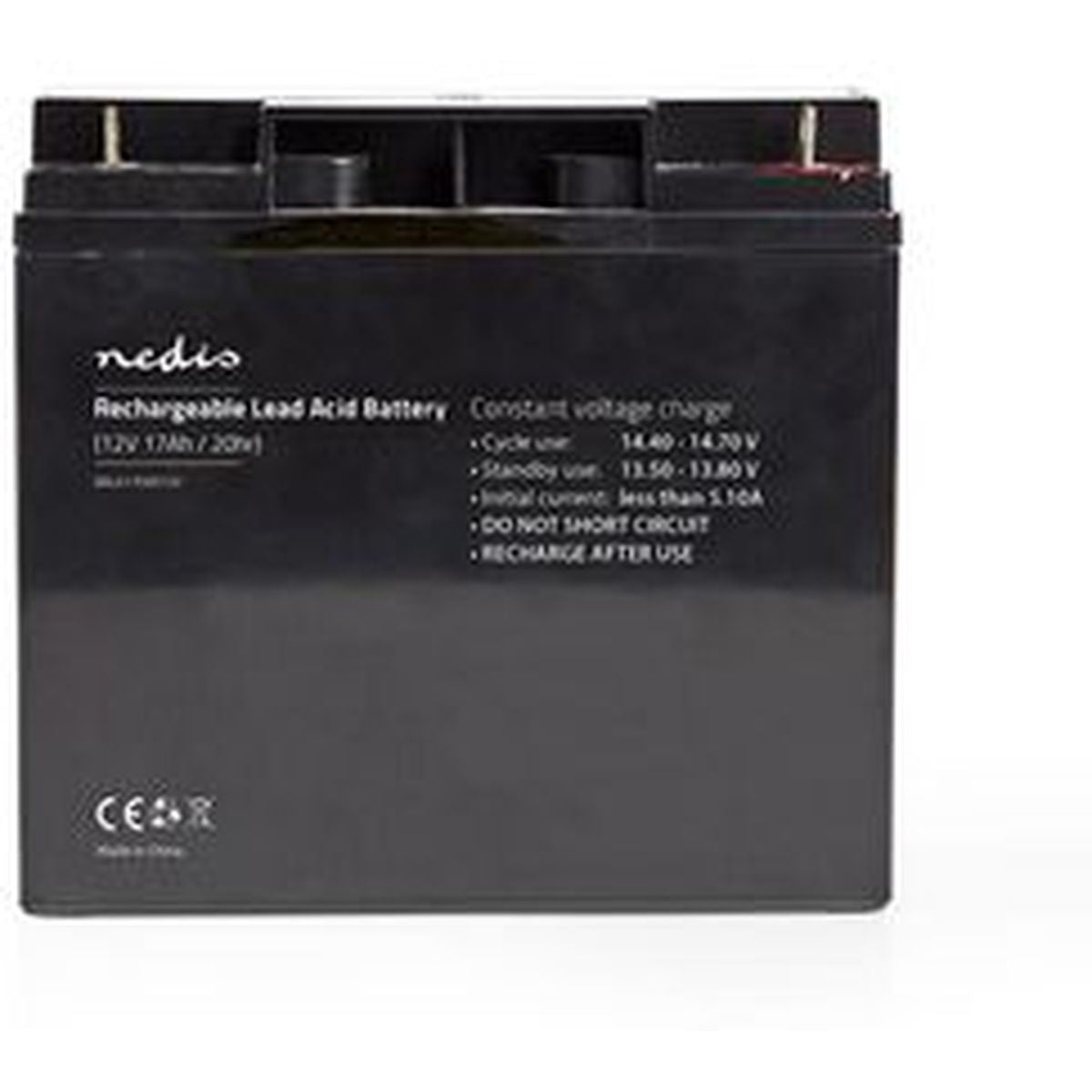 Nedis Rechargeable Loodzuuraccu 12V 17 000mAh 181 X 167 X 77mm