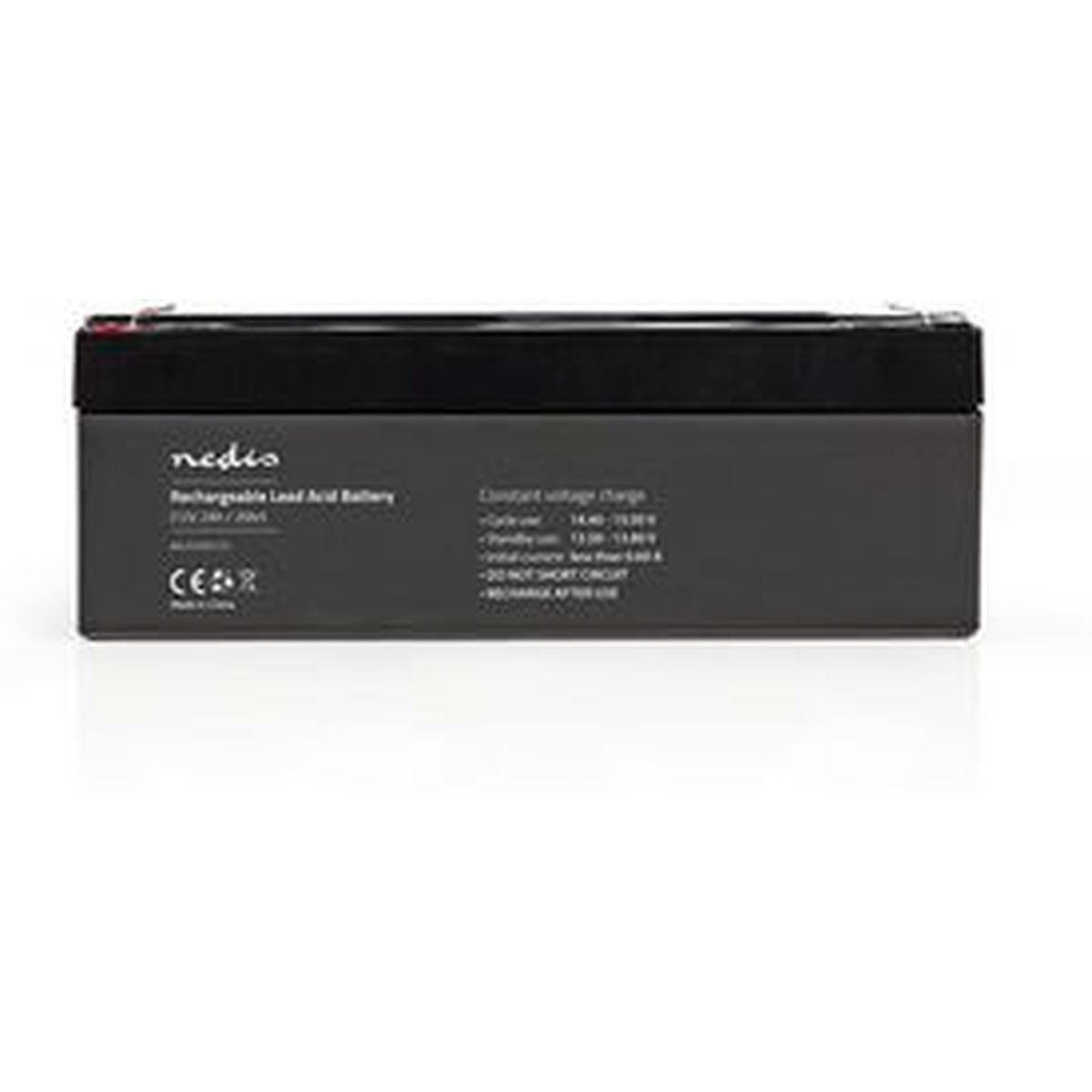 Nedis Rechargeable Loodzuuraccu 12V 2000mAh 178 X 34 X 66mm