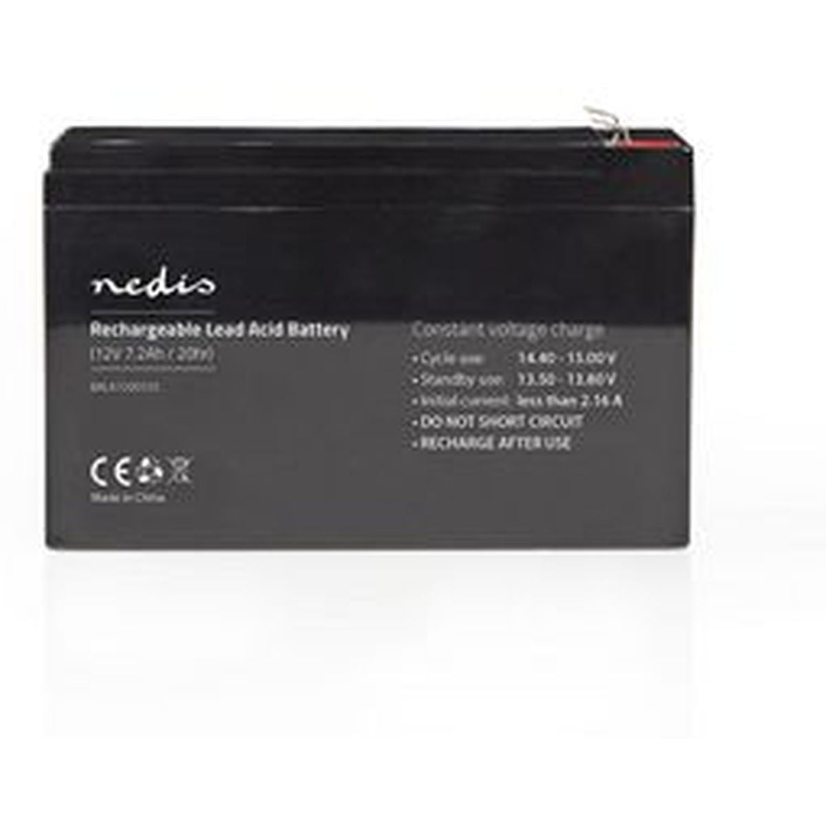 Nedis Rechargeable Lead-Acid Battery 12V 7200mAh 151 x 65...