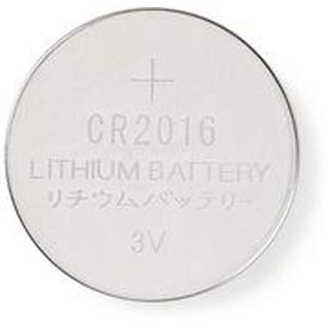 Nedis Lithium Knoopcel-Battery CR2016 3 V 5 Pieces Blister
