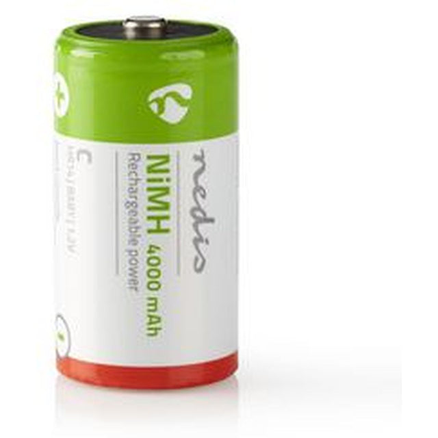 Nedis Rechargeable NiMH Battery C 1.2 V 4000mAh 2pcs Blister
