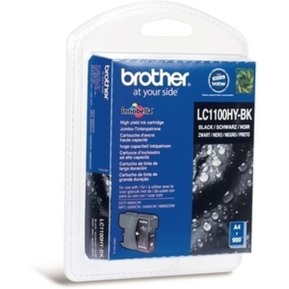Brother LC-1100HYBKBP Black High Yield For MFC-6490CW / DCP