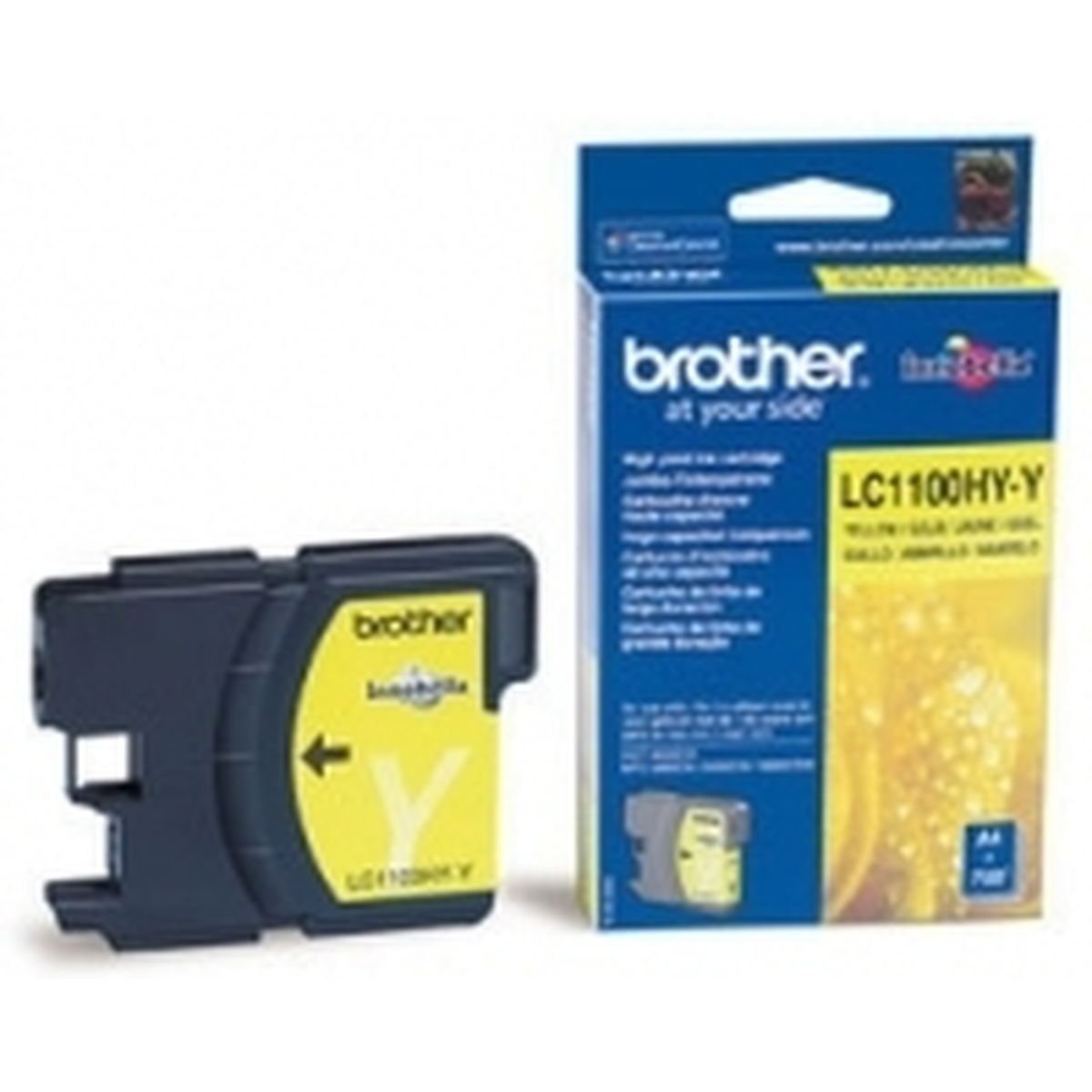 Brother LC-1100HYYBP Yellow High Yield For MFC-6490CW / DCP