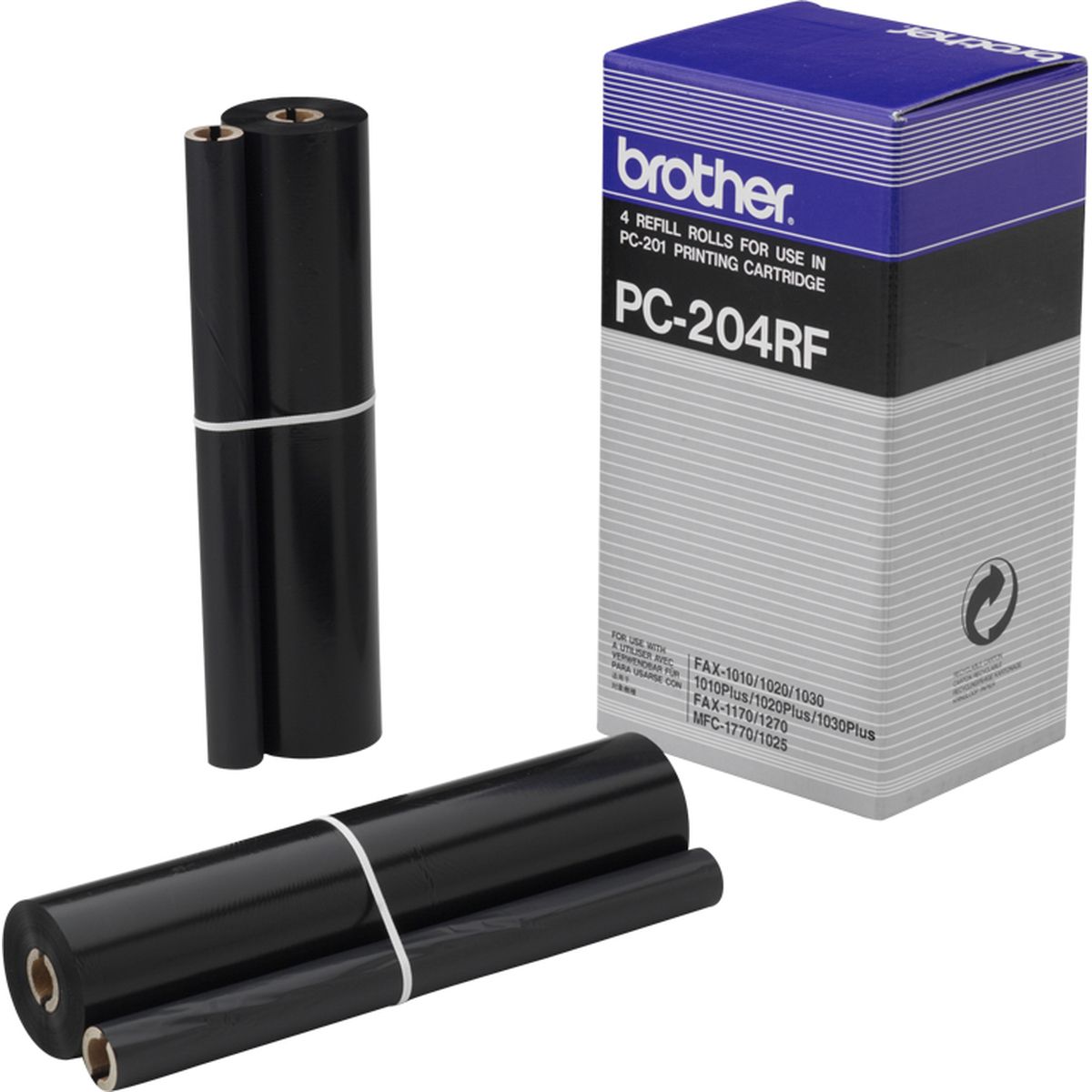 Brother PC-204RF Donorrol Black 420 Pages Refill 4-pack