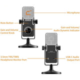 Comica STA-U1 USB-Microphone For Streaming Studio Podcast - image 2 of 5