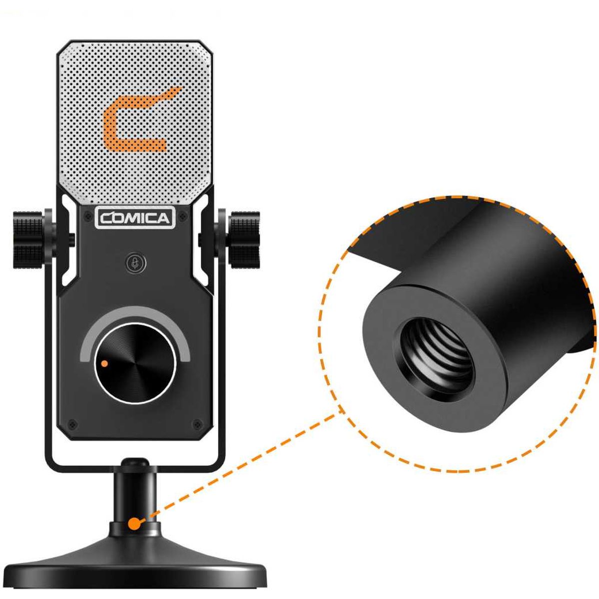 Comica STA-U1 USB-Microphone For Streaming Studio Podcast - image 5 of 5