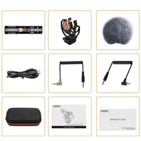 Comica VM10 Pro Compacte Directional Microphone w/ 3.5mm And USB-C - image 3 of 5