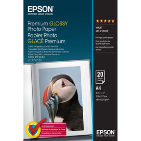 Epson Paper S041287 A4 Photo Premium Glossy 20
