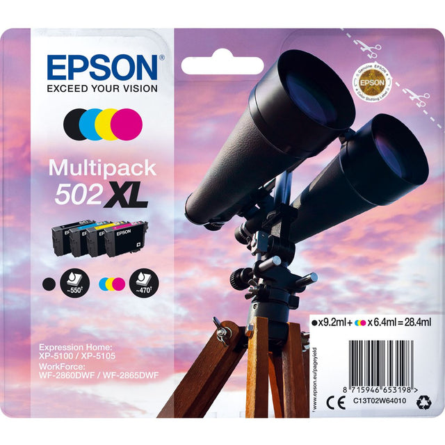 Epson 502XL Multipack 4-COLOURS - Binocular