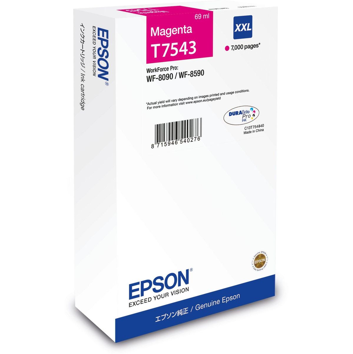 Epson WF-8090/WF-8590 Ink Cartridge Xxlmagenta