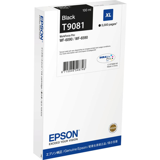 Epson WF-6XXX Ink Cartridge Black XL