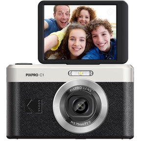Kodak C1 Compact Camera Tiltable Scherm Black