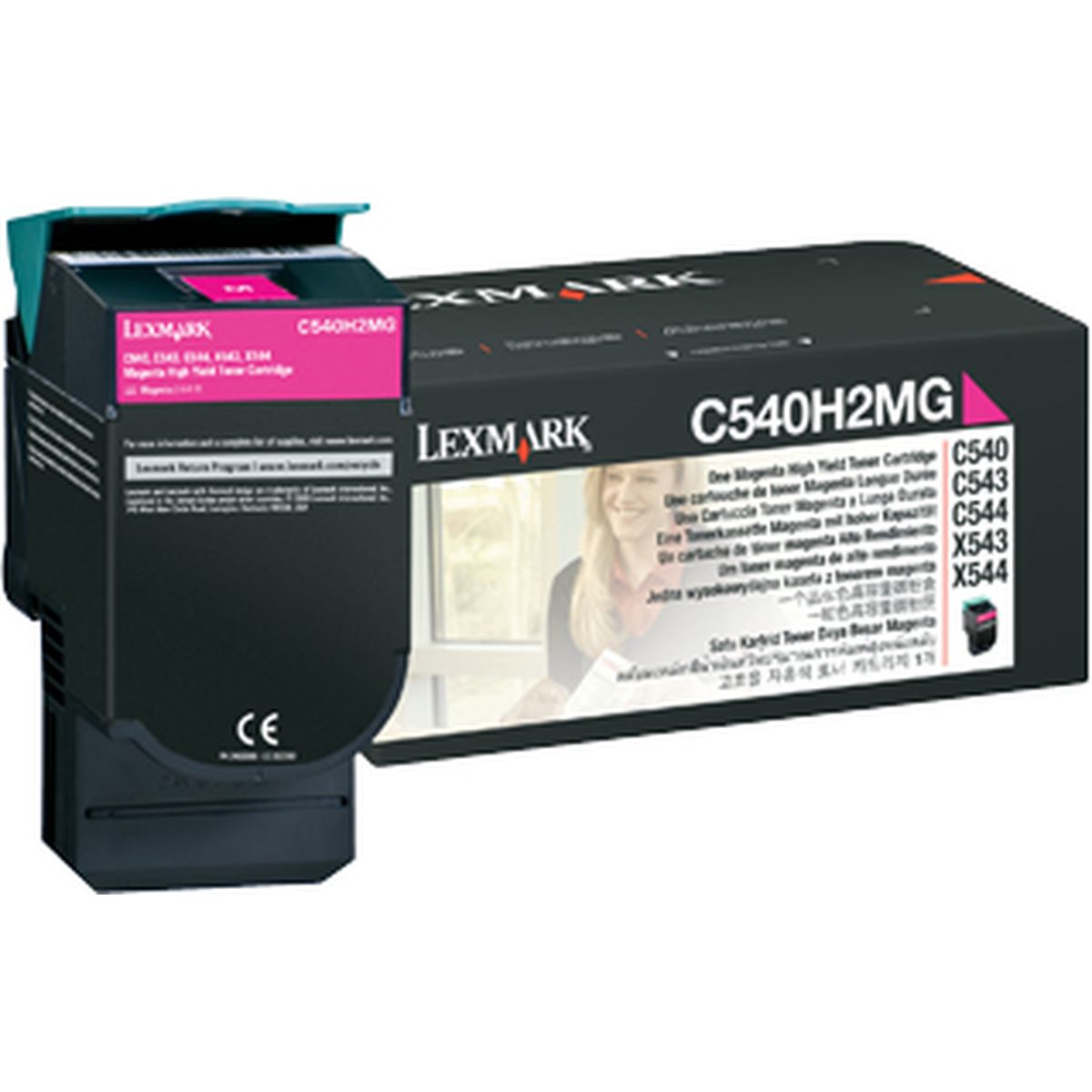Lexmark Toner Cartridge Magenta 2K F/C54X X54X