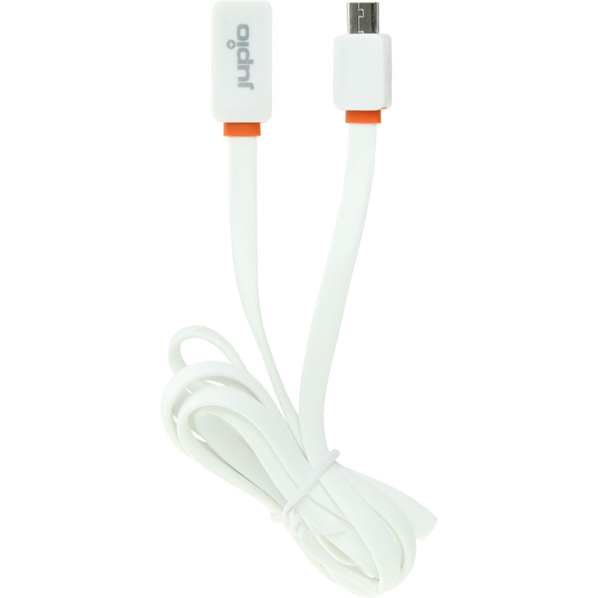 Jupio Flat Cable Micro USB To USB White 1m