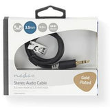 Nedis Stereo Audio Cable 3.5mm M - 3.5mm M 0.5m GY - image 3 of 3