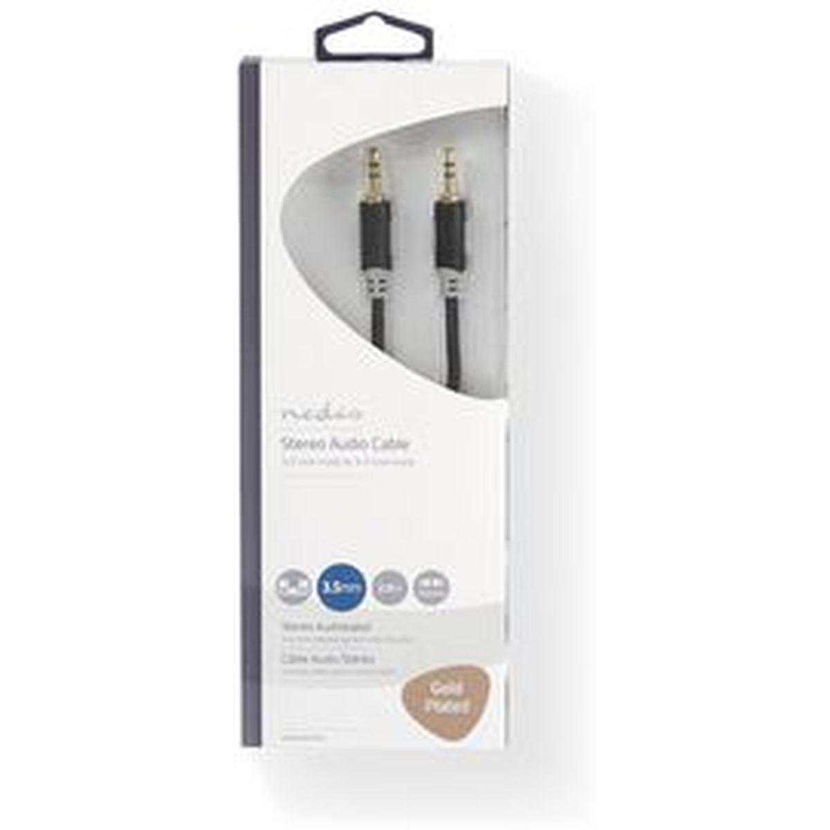 Nedis Stereo Audio Cable 3.5mm M - 3.5mm M 2.0m GY - image 3 of 3