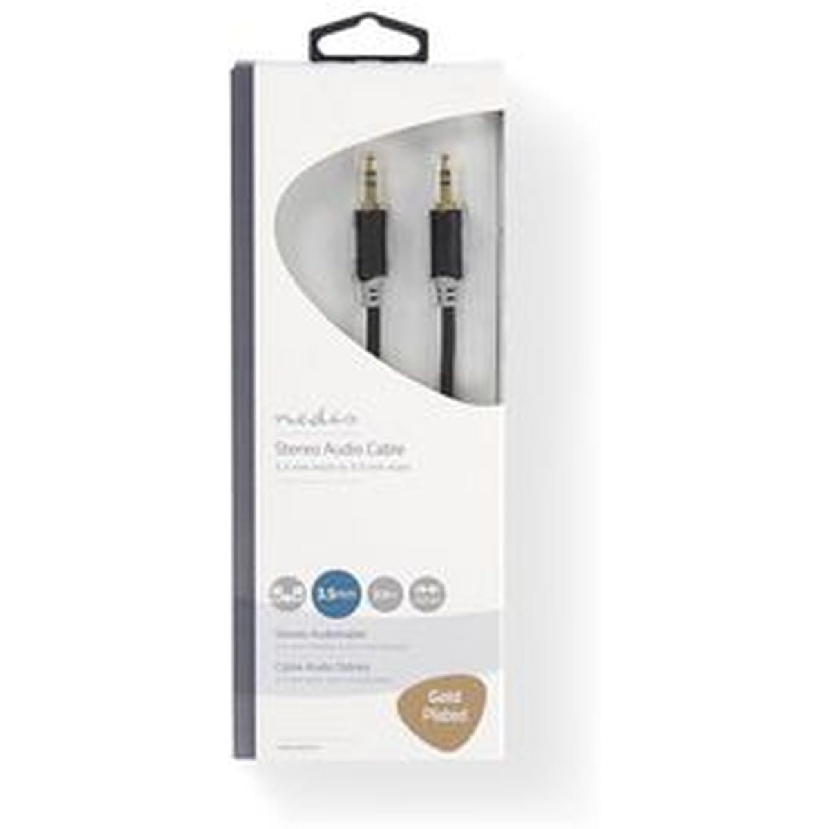 Nedis Stereo Audio Cable 3.5mm M - 3.5mm M 3.0m GY - image 3 of 3