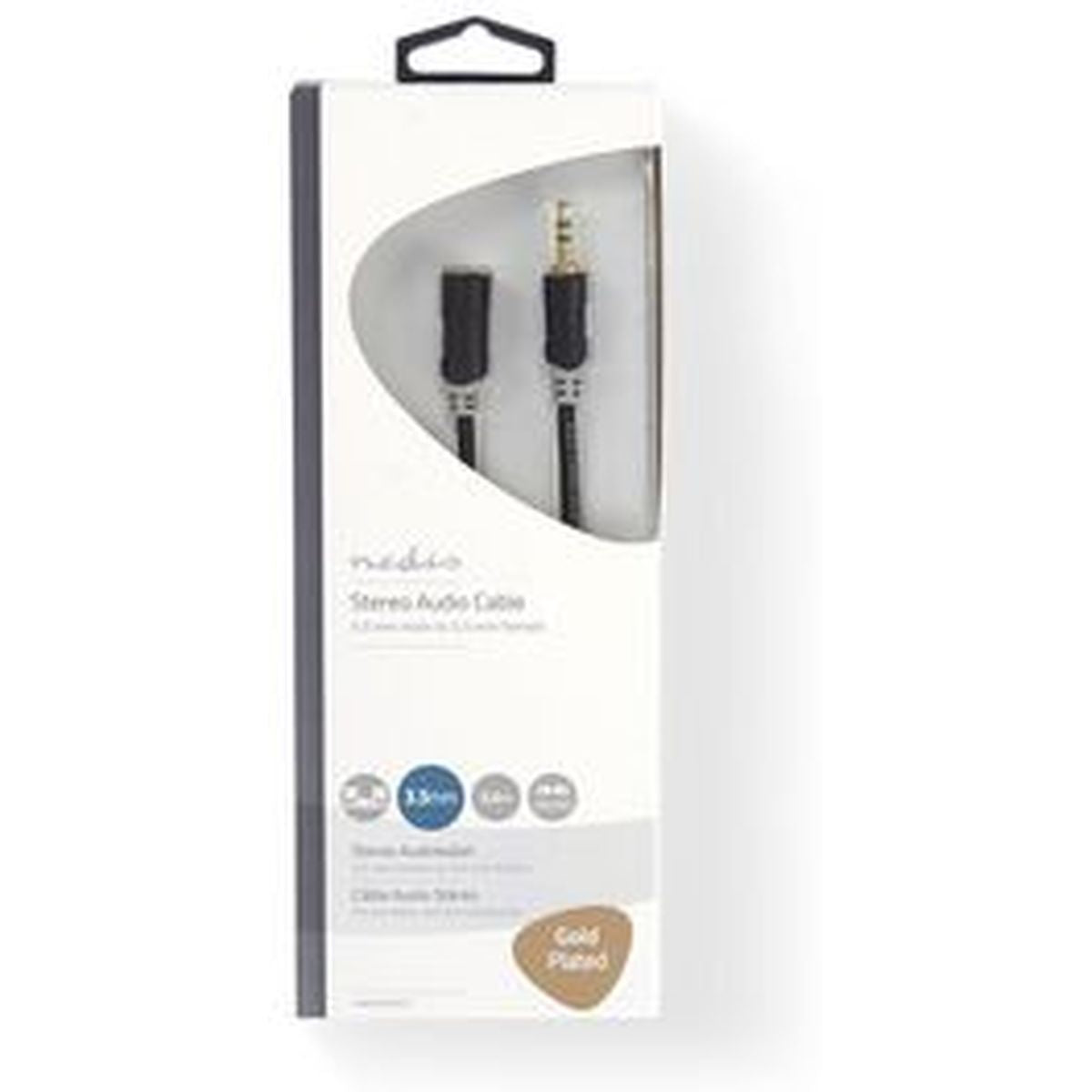 Nedis Stereo Audio Cable 3.5mm M - 3.5mm F 3.0m GY - image 3 of 3