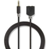 Nedis Stereo Audio Cable 3.5mm M - 2X 3.5mm F 0.2m GY