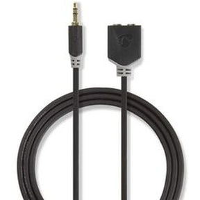 Nedis Stereo Audio Cable 3.5mm M - 2X 3.5mm F 0.2m GY