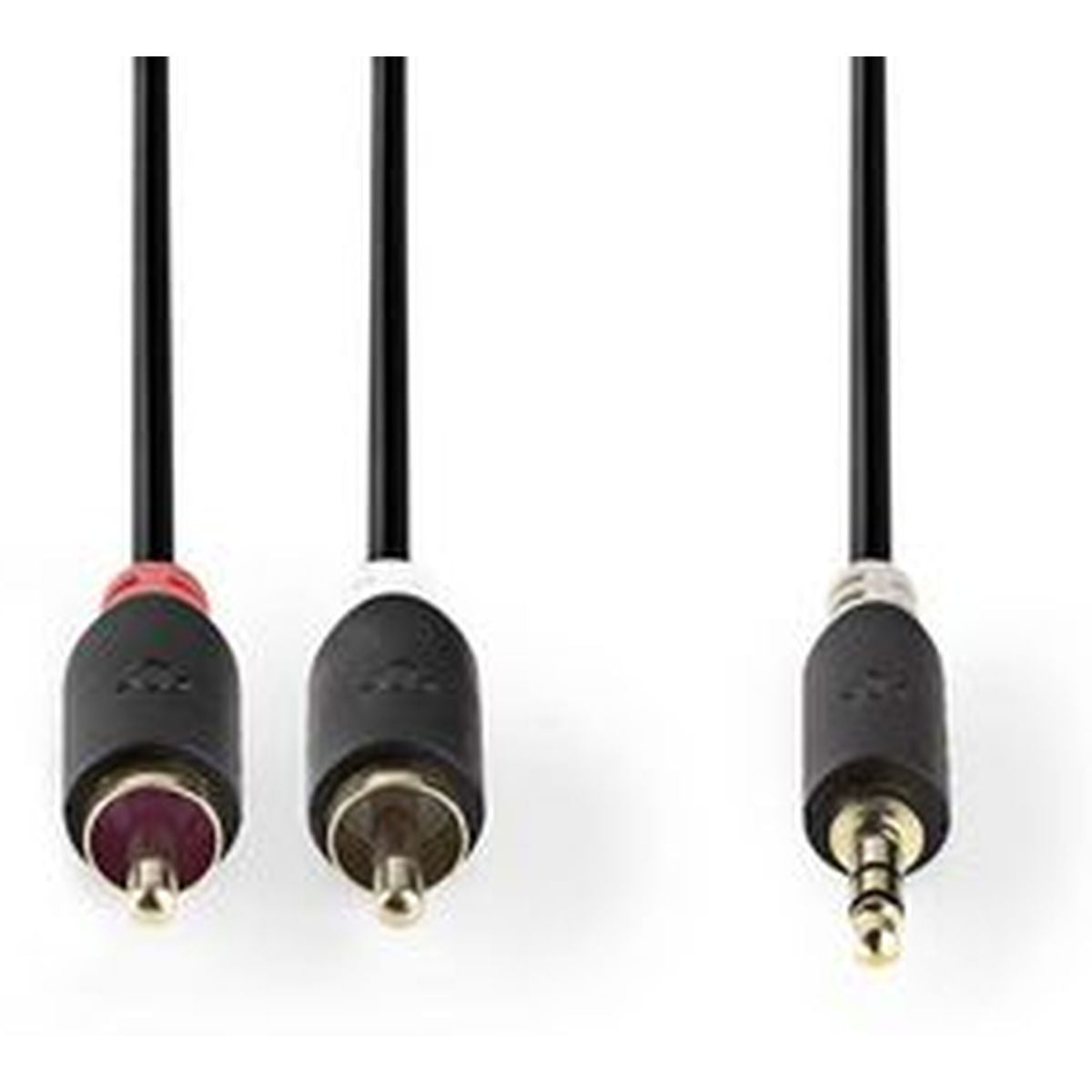 Nedis Stereo Audio Cable 3.5mm M - 2X RCA M 5.0m GY - image 2 of 3