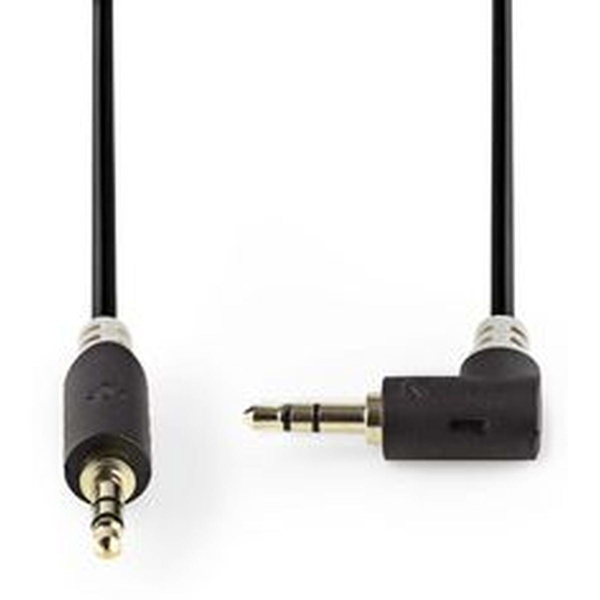 Nedis Stereo Audio Cable 3.5mm M - 3.5mm M Angled 1.0m GY - image 2 of 3