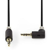 Nedis Stereo Audio Cable 3.5mm M - 3.5mm M Angled 1.0m GY - image 2 of 3