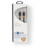 Nedis Digital Audio Cable RCA M - RCA M 2.0m GY - image 3 of 3