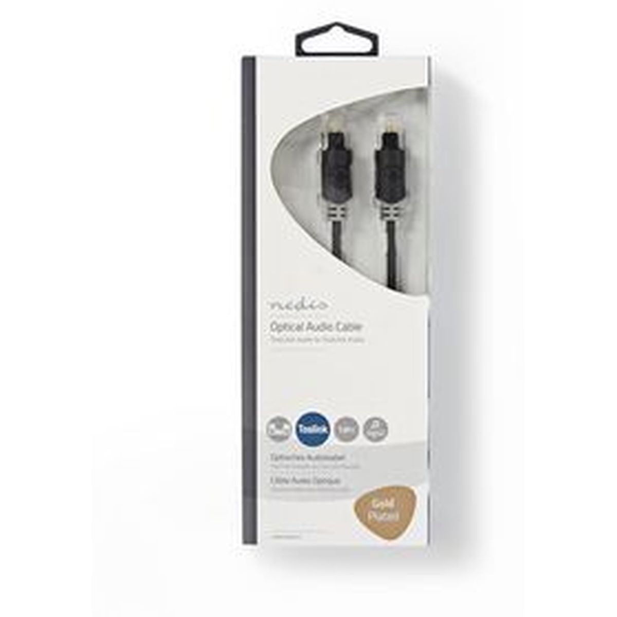 Nedis Optical Audio Cable TosLink M - TosLink M 1.0m GY - image 3 of 3