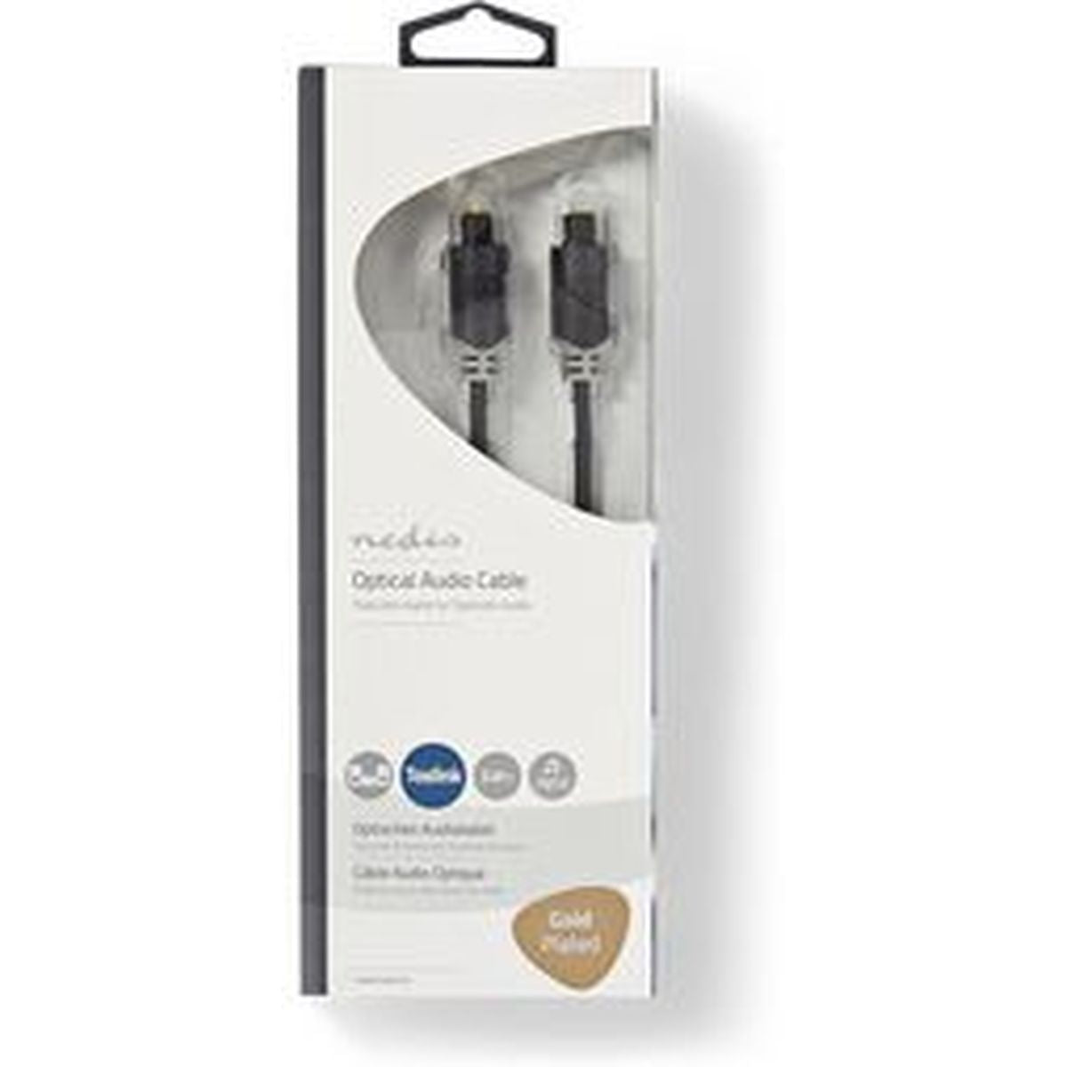 Nedis Optical Audio Cable TosLink M - TosLink M 2.0m GY - image 3 of 3