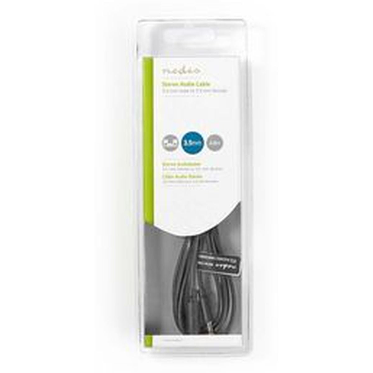 Nedis Stereo-Audio Cable 3.5mm M-3.5mm F 2.0m BK - image 3 of 3