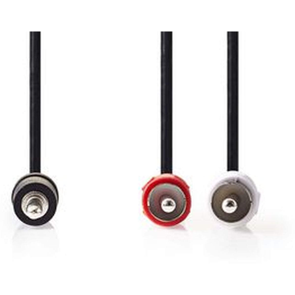 Nedis Stereo-Audio Cable 3.5mm M-2X RCA M 1.0m BK - image 2 of 3