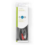 Nedis Stereo-Audio Cable 3.5mm M-2X RCA M 1.0m BK - image 3 of 3
