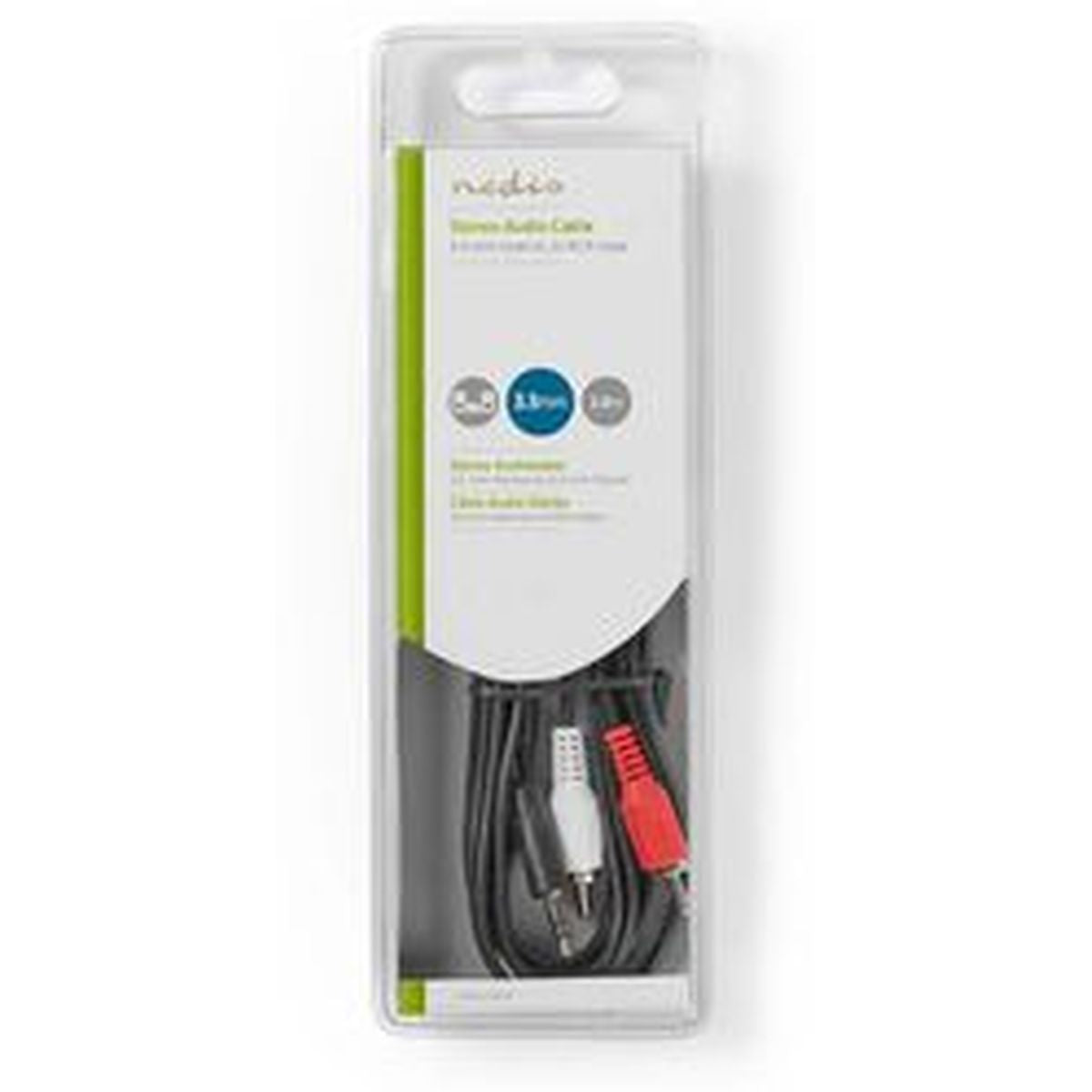 Nedis Stereo-Audio Cable 3.5mm M-2X RCA M 2.0m BK - image 3 of 3