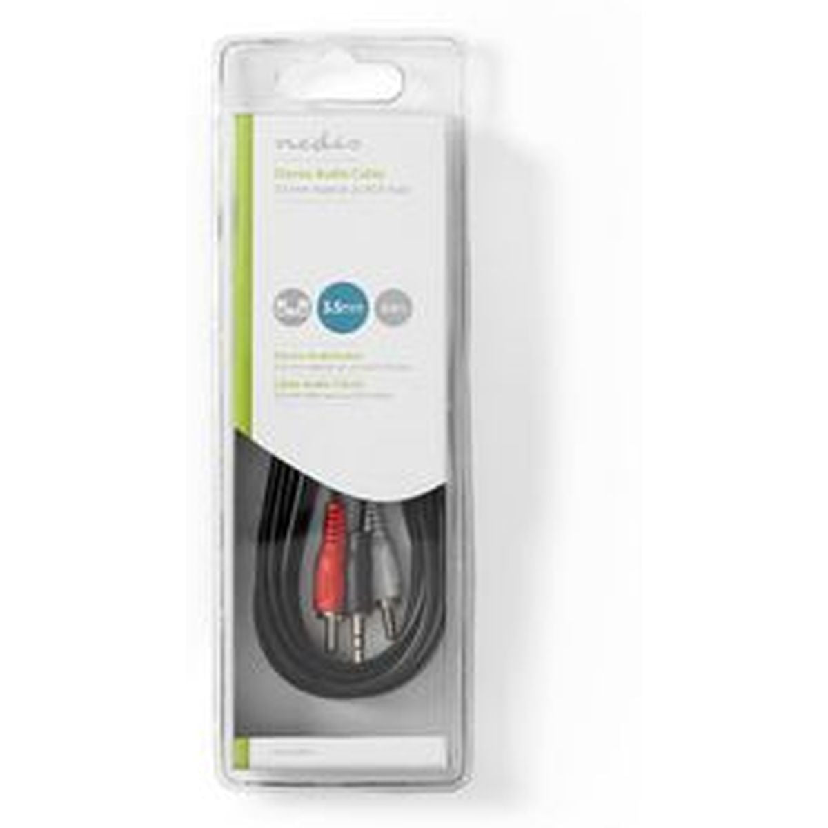 Nedis Stereo Audio Cable 3.5mm M-2X RCA M 3.00m BK - image 3 of 3
