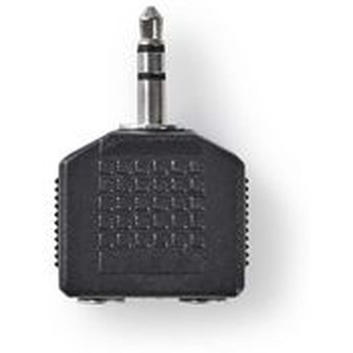 Nedis Stereo-Audio Adapter 3.5mm M-2X 3.5mm F BK - image 2 of 4
