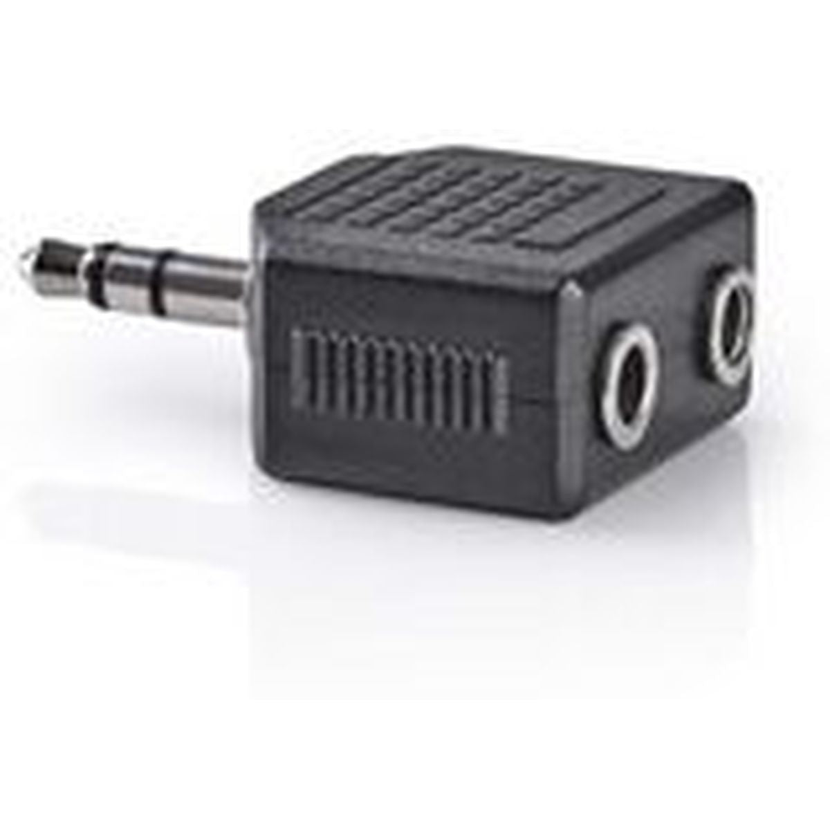 Nedis Stereo-Audio Adapter 3.5mm M-2X 3.5mm F BK - image 3 of 4