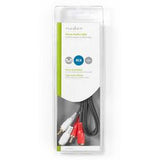 Nedis Stereo-Audio Cable 2X RCA M-2X RCA M 1.0m BK - image 3 of 3