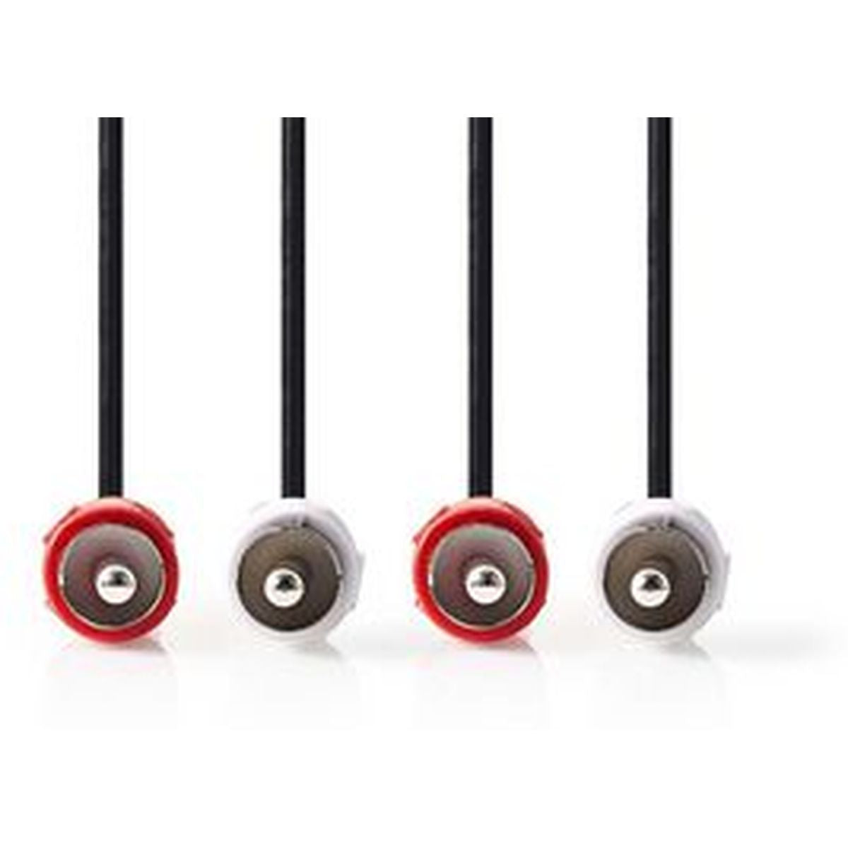 Nedis Stereo-Audio Cable 2X RCA M-2X RCA M 3.0m BK - image 2 of 3